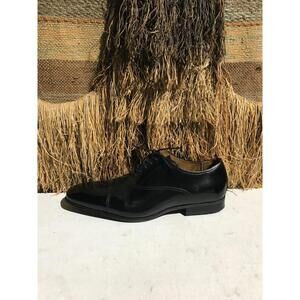 Florsheim Francisco Black Leather Cap Toe Oxford Shoe US Men Size 14D